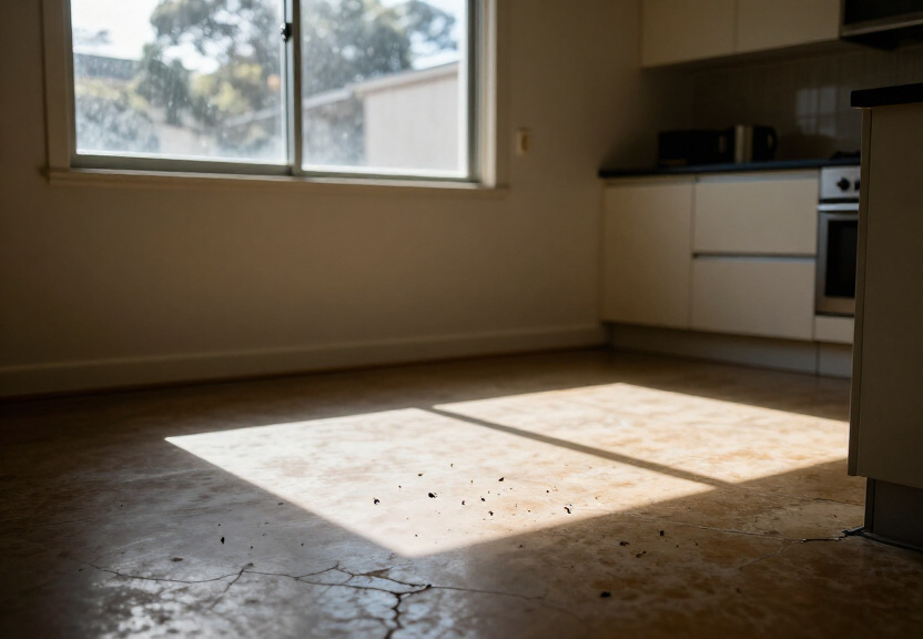 Cockroach infestation in a Concord kitchen